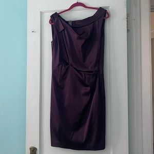 Talbot Runhof Claret Cocktail Dress Size 14